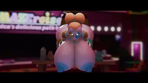 Glamorra gets fucked by Vengy because of her big ass and big breasts (Aliceisbusty)