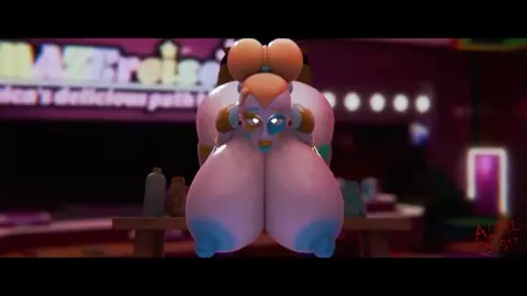 Glamorra gets fucked by Vengy because of her big ass and big breasts (Aliceisbusty)