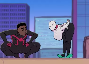 Spiderverse Futa Gwen Animation [FemboyCarti]