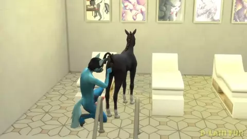 ♀️♂️ Poolside Romance. ❤️ [FURRY SIMS 4]