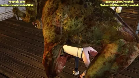 Scarlet destroyed by giant beast monster