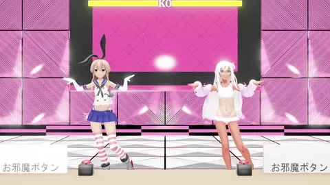 Shimakaze vs Ro500 - Club Majesty Game [MMD R18] RubyMMD