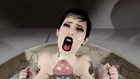 Hot Gothic Gets Boobjob (scene testing)