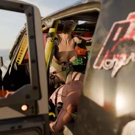 Panam Palmer riding in her Warhorse outdoors