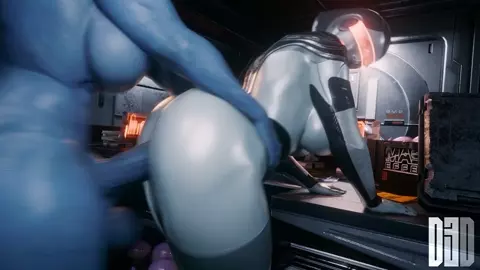 Liara & EDI - Room Play [D3D][4K]