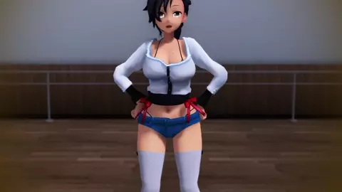 Exercise with Orikishi Mitsu - monotama