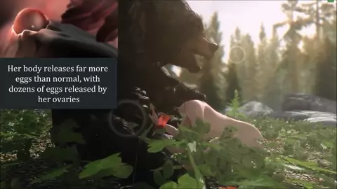 Girl gets impregnated by 2 bears