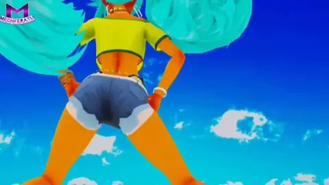 Mmd / Brazilian Miku Hatsune - Bubble Butt