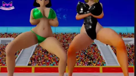 Mmd / Videl & Android 18 - Sexy mi