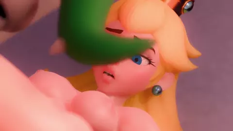 Princess Peach x Pirhana Plant [Infected_Heart]