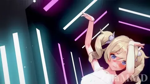 【Genshin Impact/MMD】ラビットホール / Rabbit Hole 【Bárbara / バーバラ】【R18】