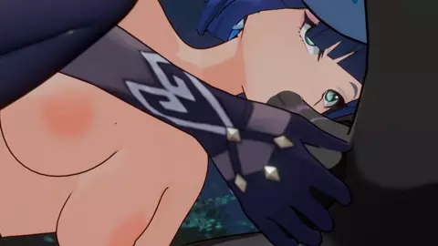 Yelan & Hilichurls having fun