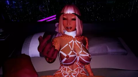 [HornyFoxLair] Afterparty cyber succubus Melinoe