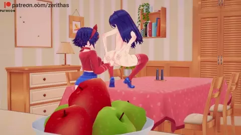 Kind Mita x Futa Short-haired Mita ( MiSide )