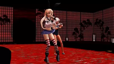 Shimakaze & Ro500 - Paranoid Mobile Girl [MMD R18] Hevkariya