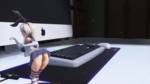 Shimakaze - IDOL [MMD R18] Deepkiss