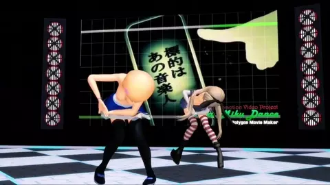Shimakaze & Izumi - Paranoid Mobile Girls [MMD R18] Ademar440
