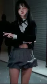 3D Asian stripper show her perfect body in public