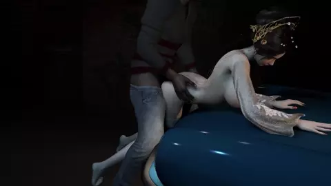 3D cute babe have a hardcore sex with BBC