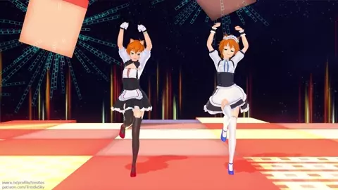 [TrestleSky] Femboy Adaptation Series 23 - AOA Like A Cat Dance Only ft. CatJo and Lu