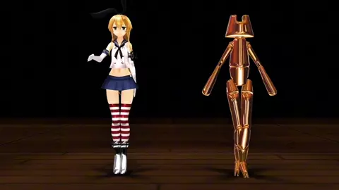 Shimakaze - Pussy Singing Fubuki [MMD R18] KDMD