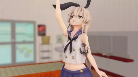Shimakaze - World Is Mine [MMD R18] Monokage