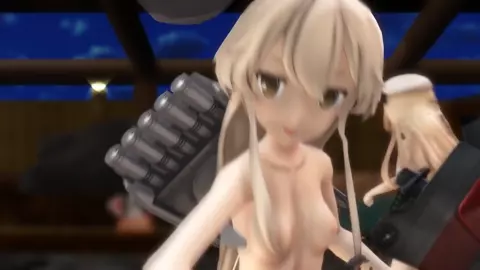 Shimakaze & Jervis - No Life Queen [MMD] Monokage