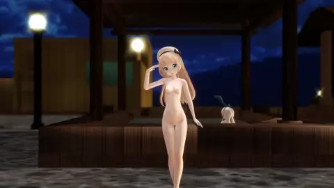 Shimakaze & Jervis - Dansu Rotenburo [MMD R18] Monokage