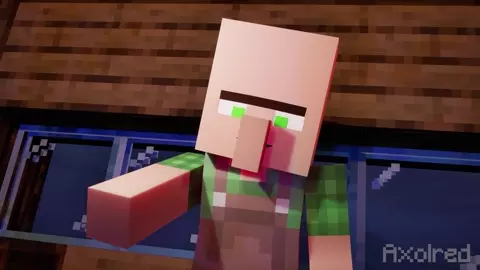 Villager X Sexy Girl in Minecraft