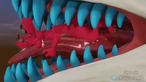 Oral vore by gylala