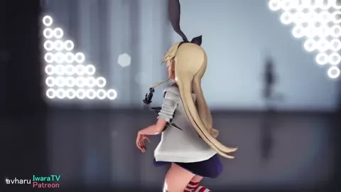 Shimakaze - GETCHA! [MMD R18] Avharu