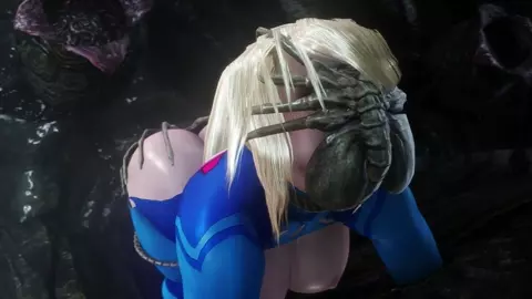 Facehuggers use Samus Aran (NoName55) (Angles A & B)