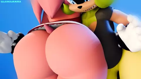 Surge Touching Amy's Ass
