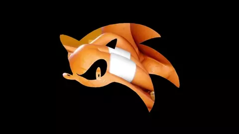 Tikal's oranged shaped ass getting fucked