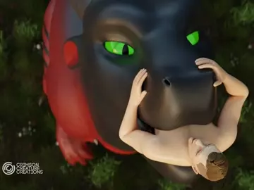 Oral vore by crimsoncreature