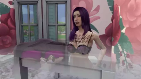 Evening virtual flirting