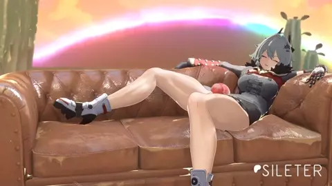 Sleeping Caesar King and Piper