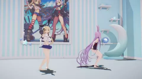 Shimakaze (KC) & Shimakaze (AL) - Disturb Manic Girl [MMD R18] Poyopoyo