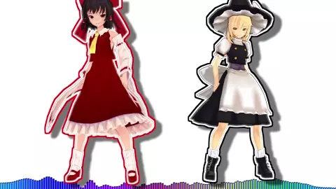 Reimu & Marisa Dance and Fuck [Amanita]
