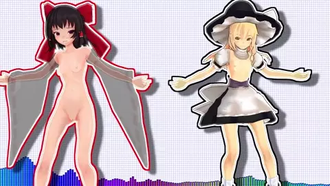 Reimu & Marisa Dance and Fuck [Amanita]