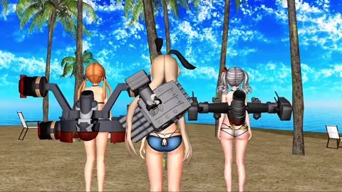 Shimakaze, Kashima & Prinz - Liar Dance [MMD R18] F104