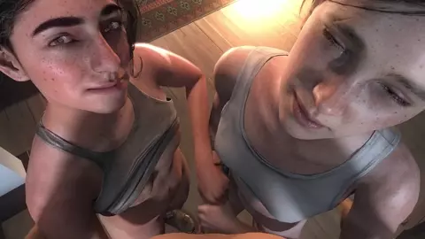 Ellie & Dina Handjob『Zonkyster』