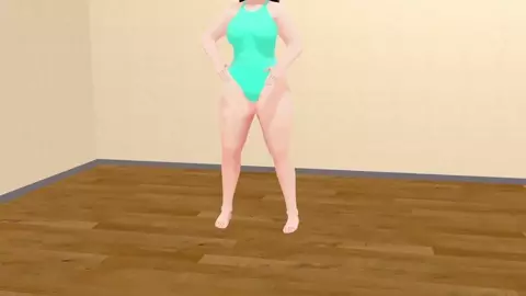 【Kyo】 Dancing curvy animation girl.【plump】