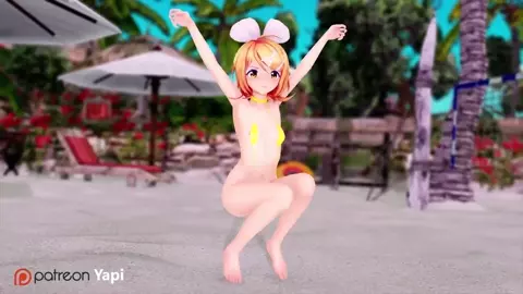 Sexy Butt Plug Bikini - Marine Bloomin