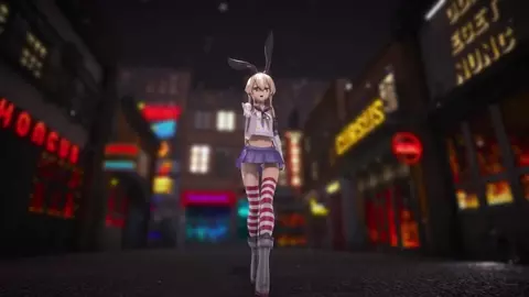 Shimakaze - Genie [MMD R18] Popipapi