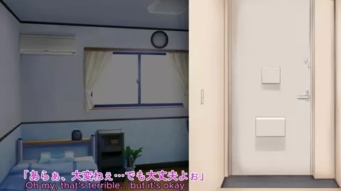 (ENGLISH SUBTITLE) When I called for a delivery health service, a cocky married woman showed up, so I had sex with her and had her give birth to my child lol