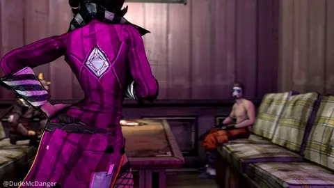 Moxxi can't wait to serve everyone at her bar.