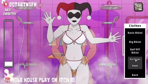Harley Quinn Fucked Against The Glass - Hole House Game