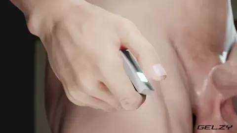 Akali giving a blowjob with a vibrator