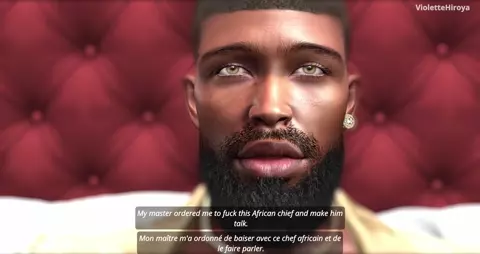 The unfaithful submissive and the well-hung black guy